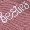 thumbnail image 6 of Okbabeha Infant Baby Girl Boy Chunky Knit Sweater Bestie Embroidered Long Sleeve Pullover Sweaters Shirt Cute Clothes, 6 of 7