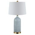thumbnail image 2 of SAFAVIEH Stark 27 in. Coastal Glass Table Lamp, Blue, 2 of 3