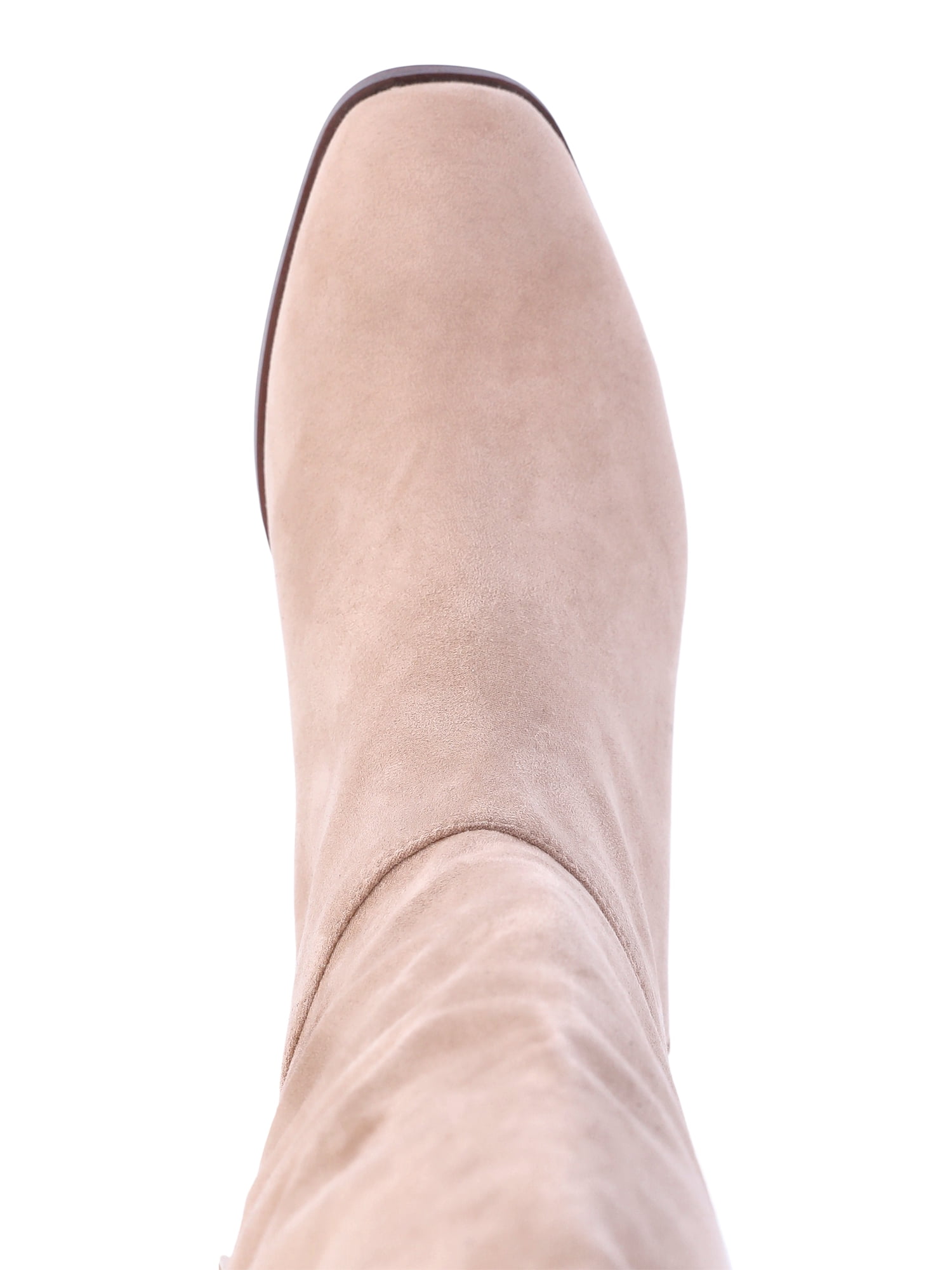Time and Tru Women's Block Heel Over the Knee Boot, Wide Width Available