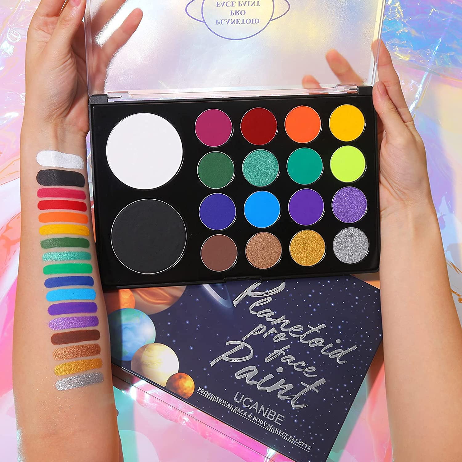 PLANETOID PRO FACE & BODY PAINTING PALETTE – UCANBE