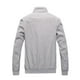 thumbnail image 2 of Chaqueta deportiva Augper con cremallera completa para hombre, cuello alto, sudadera informal de manga larga con bolsillo, 2 of 3