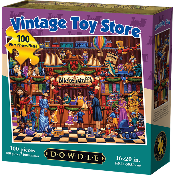 Dowdle Jigsaw Puzzle - Vintage Toy Store - 100 Piece ...