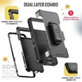 thumbnail image 6 of Rome Tech Protective Case for Google Pixel 8 Pro with Screen Protector, Dual-Layer Shockproof - Black - 2 Pack, 6 of 6