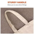 thumbnail image 3 of 10 Pack Canvas Bags Tote Bags Large Capacity Solid Color Foldable Reusable Lightweight Shopping Bags Cloth Bags Tote Bags, 3 of 8