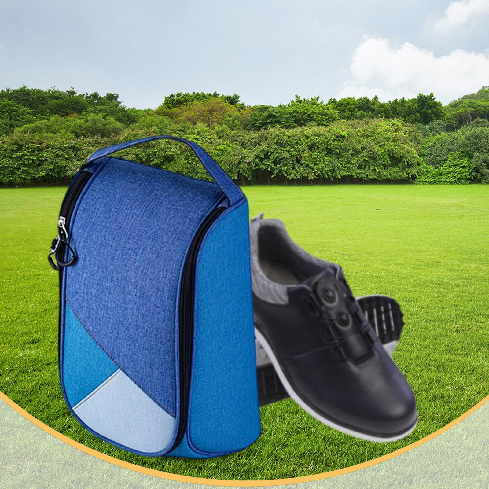 harayaa Golf Shoe Bag Breathable Sports Shoe Carrier Bag for Men Women Travel Hiking Gym blue