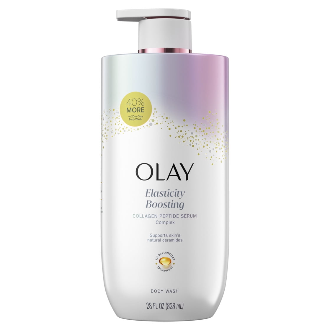 Olay Elasticity Boosting Body Wash with Collagen Peptide Serum Complex, 28 oz