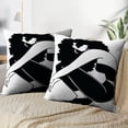 thumbnail image 3 of LALILO Throw Pillow Covers Girls Afro Black Afro Girls Woman Cushion Cover 18" x 18", 2 Pack, 3 of 6
