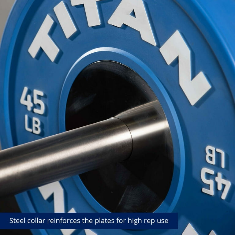 Titan 45 lb bumper plates outlet