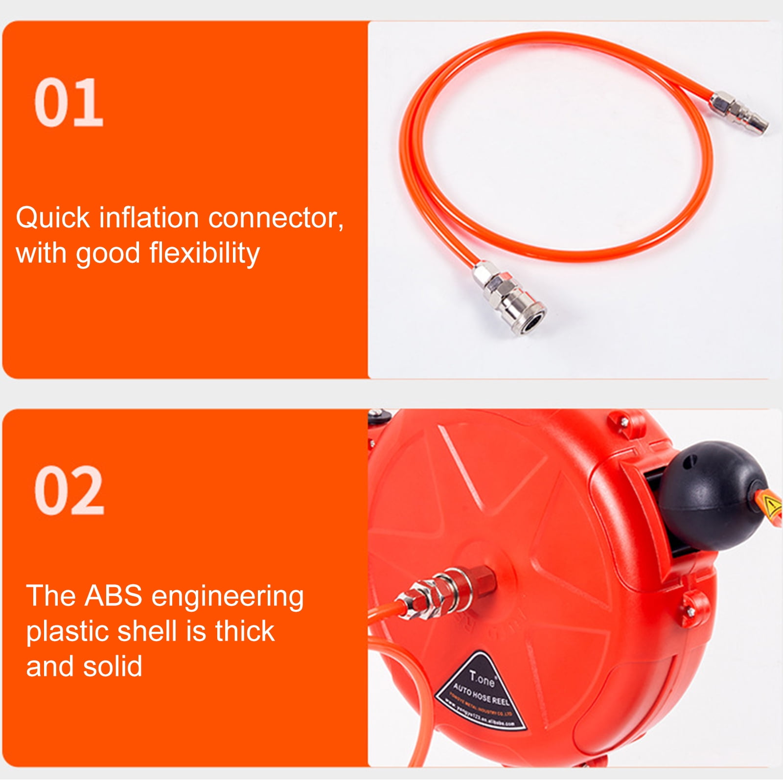 Practical Wall Mount Hoses Reel with 180° Swivels Portable Hoses Reel for Efficient Outdoor and Indoor Cleaning Tasks