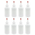 thumbnail image 1 of SHISUYAN Petites Bouteilles Applicatrices de Capuche Rouge pour Usage Colle en LDPE Couleur Blanche 8 Pcs 120ml, 1 of 8