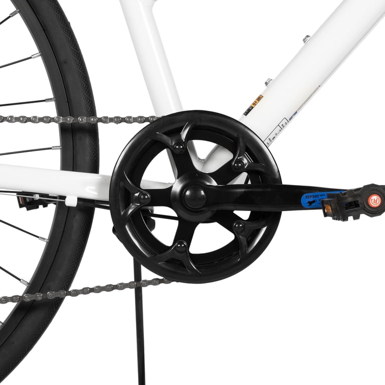HILAND Unisex Commuter Road Bike 7-Speed Shimano, Mechanical Disc