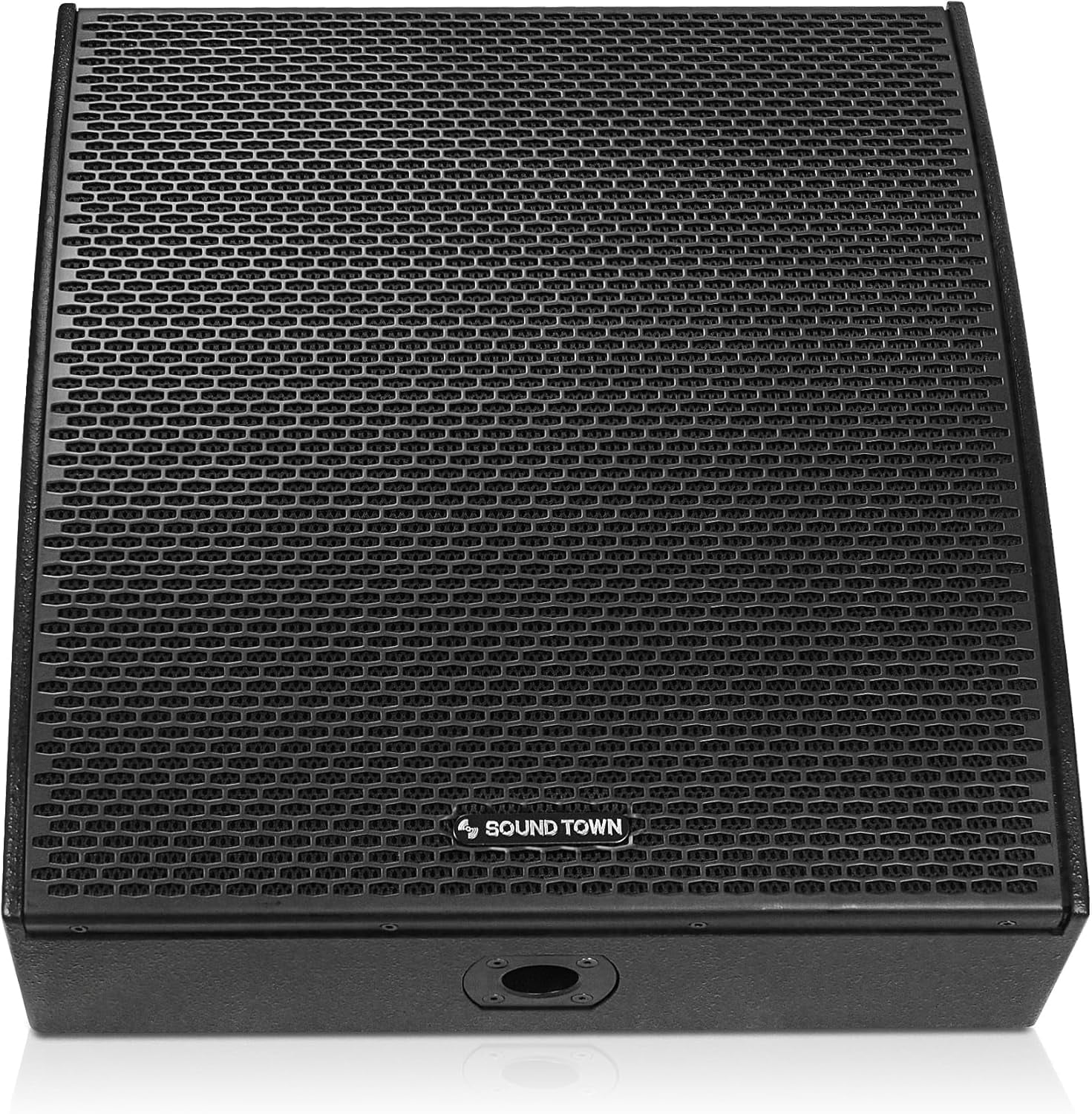 Sound Town CARME Series 15" Multipurpose Powered Loudspeaker, with Coaxial Compression Driver, Class D amp., DSP, Birch Plywood for Live Sound, Karaoke, Bar, Church, Black (CARME-15MPW)