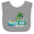 thumbnail image 3 of Inktastic Tampa Bay Florida Beach Trip Boys or Girls Baby Bib, 3 of 4