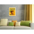 thumbnail image 4 of Fort Worth Texas - Cowboy - Delta Air Lines - Vintage Airline Travel Poster by John Hardy c.1960s - 8 x 12 inch Vintage Metal Tin Sign, 4 of 4