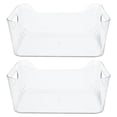 thumbnail image 1 of MesaSe 2 Pcs Plastic Drawers Stackable Fridge Organizers Multi-use Storage Bins Plastic Storage Bins Refrigerator Storage Box Desktop The Pet, 1 of 6