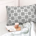 thumbnail image 4 of Kdxio Cotton Pillow Cases 14"x20" Pillowcases,Soft and Breathable Bedroom Pillow Cases-Retro sketch flower lines-No Pillow Core, 4 of 5