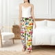 thumbnail image 4 of Balery Transports with Animals Pantalones de pijama para mujer, pijamas ultraligeros, pantalones de estar por casa-Large, 4 of 6