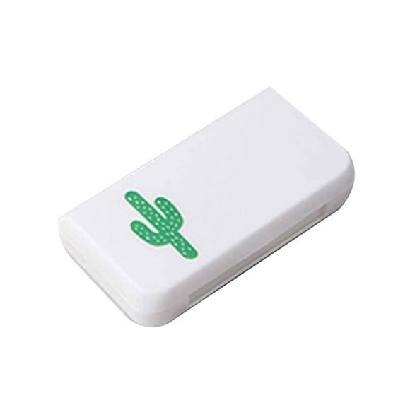 Injueey Mini pastillero portátil, 3 rejillas, viaje a casa, medicamentos médicos, caja de contenedor vacío Almacenamiento y organización del hogar