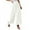 White, variant on Female Women Pants Casual Drawstring Pants Women Petite Womens Comfy Drawstring Casual Elastic Waist Pocketed Pants Beach Pants M