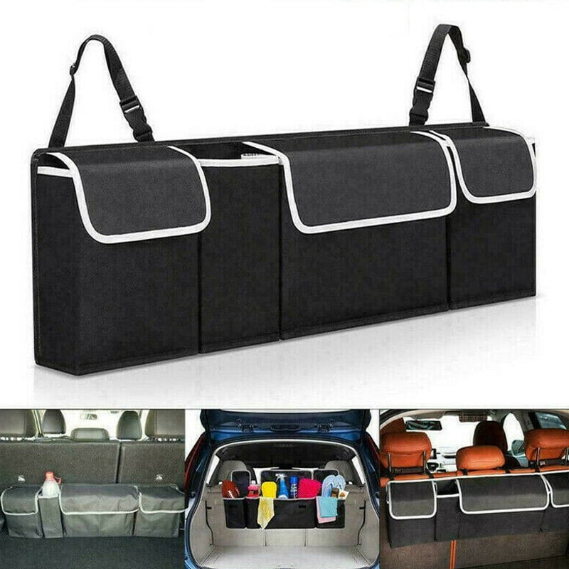 Large Car Organizer for Suv Trunk, Foldable Boot Organiser Car Back