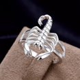 thumbnail image 5 of Sterling Silver Plated Fashion Ring Women Scorpion B383, 5 of 7