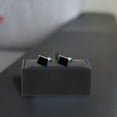 thumbnail image 3 of SHISUYAN Portable Leather Box for Empty Cufflinks Display and Jewelry Organization Gift 1 Set, 3 of 9