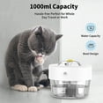 thumbnail image 5 of MASBRILL Cat Water Fountain, 1000mAh Battery, 1L Automatic Pet Drinking Fountain, White, 5 of 11