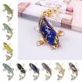 thumbnail image 2 of Natural Crystal Fish Miniature Figurine Resin Ornament Craft Home Decorations for Desktop Car Accessories, 2 of 4