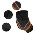 thumbnail image 3 of Unique Bargains 1pc Women Portable Adjustable Left Foot Ankle Support Brace for Sports Medium Black Orange Composite Neoprene Fabric, 3 of 4
