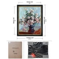 thumbnail image 6 of DECORARTS - Chrysanthemums by Claude Monet, Giclee Print on Acid Free Canvas with Matching Solid Wood Frame, Framed Artwork for Wall Decor. Total Size with Frame: 33 x 27", 6 of 6