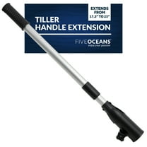 Five Oceans Outboard Extension Handle Telescopic, Extends from 17.5 inches (444mm) to 25 inches (635mm), Aluminum Tubing with Plastic Handle, Foam Grip FO4454