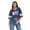Navy, variant on Forever 21 Women’s Mesh Cropped Boxy Football Tee, XS-XL