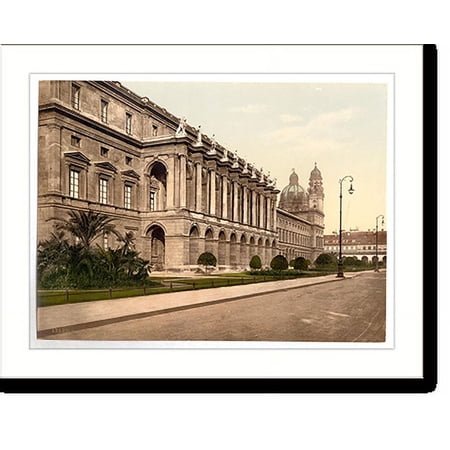 Historic Print, Festsaal Building Munich Bavaria Germany, 16" x 20"