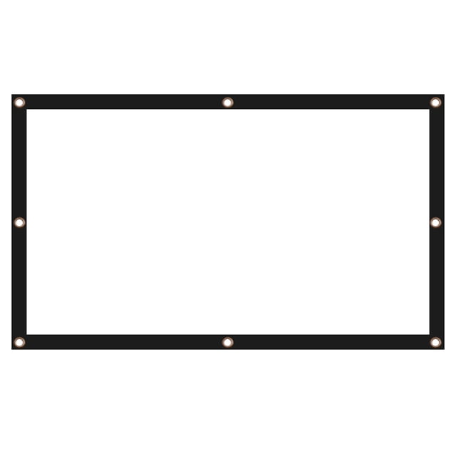 1PC Projector Soft Screen Portable Projector Screen White High End Fiber Projection Screen Synthetic Projector Special Screen for Business Education Home Theater