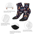 thumbnail image 5 of Pofeuu Mushroom Doodle Print 30cm Socks, Adult Running Hiking Socks for Youth and Adult, 5 of 7