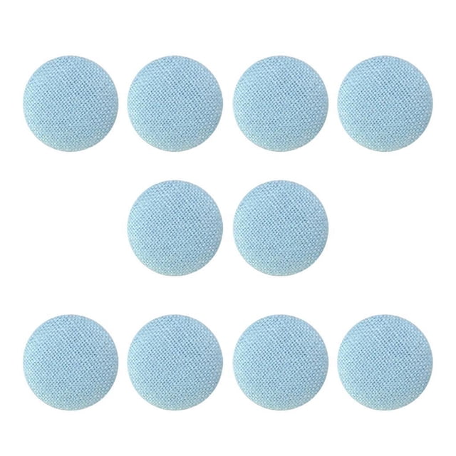 Botones cubiertos de tela Billuyoard Cielo azul 2 cm 10 piezas