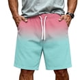 thumbnail image 2 of BRANROY Mens Athletic Shorts for Summer - Solid Color Drawstring Elastic Waist Loose Fit Gym Shorts, Running Shorts for Men and Mens Gym Shorts for Workout,White,M, 2 of 6