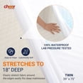 thumbnail image 5 of Cheer Collection Knitted Fabric Waterproof Mattress Protector, 5 of 5