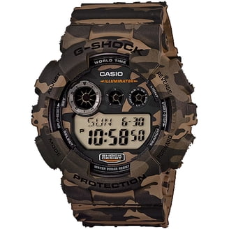 Grey Camouflage G-Shock Military Analog Digital Watch GA100CM-8A