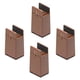 thumbnail image 1 of 4 piezas de elevadores de patas para cama, diámetro de 1-4 cm, elevadores de patas de escritorio, elevadores de sillas, soporte Alt. 10 cm Marrón 10-37 mm, 1 of 9
