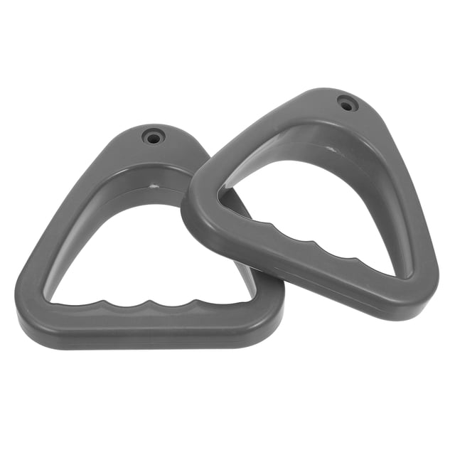 Minkissy 2Pcs Bus Triangle Handle Trash Can Handle Grey Plastic Slip-resistant Car Accessories for Women