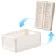 thumbnail image 4 of Cesta de Almacenamiento Plegable de Plástico | Organizador de Escritorio Que Ahorra Espacio | Caja de Almacenamiento Portátil y Plegable para Artículos de Tocador, Cables y Artículos Pequeños | Multi, 4 of 6