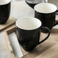 thumbnail image 6 of Stone Lain Ivy 24-Piece Dinnerware Set Porcelain, Black, 6 of 6