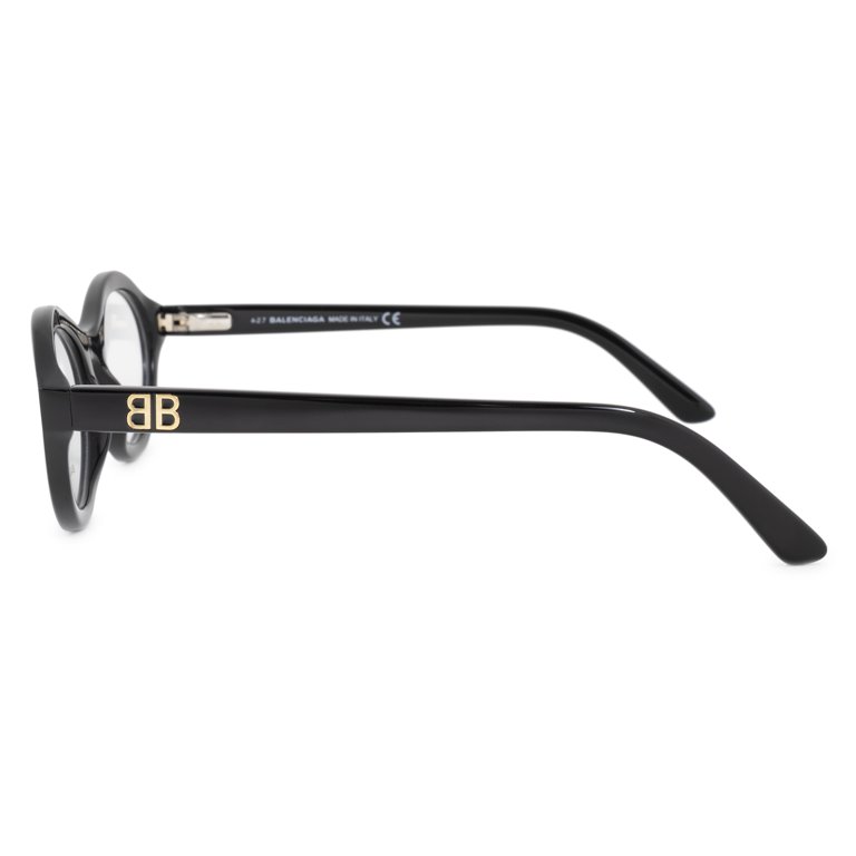 Balenciaga BAL-OPTG-BA5086-001-52 Oval Eyeglasses Frames with