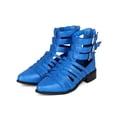 thumbnail image 5 of New Women Breckelles Sienna-01 Pointy Toe Strappy Buckle Gladiator Bootie, 5 of 6