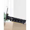 thumbnail image 2 of 【PH49-4P】 Tarjeta expansión PCIeX16 a 4 puertos U.2 NVME SFF-8643 SFF-8639 Tarjeta dividida PCIe4.0, 2 of 9