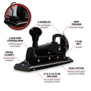 Performance Tool M574DB Dual Piston Straight Line Sander,Black