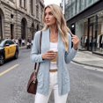 thumbnail image 6 of Women's Open Front Long Cardigan Lightweight with Pockets Fall Layering, 6 of 8