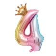 thumbnail image 3 of Globo número corona Digital 32 pulgadas para el aniversario de cumpleaños de 4 Colcomx Globo digital, 3 of 7