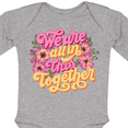 thumbnail image 4 of Inktastic Inspirational Quote We are all in This Together Boys or Girls Long Sleeve Baby Bodysuit, 4 of 5